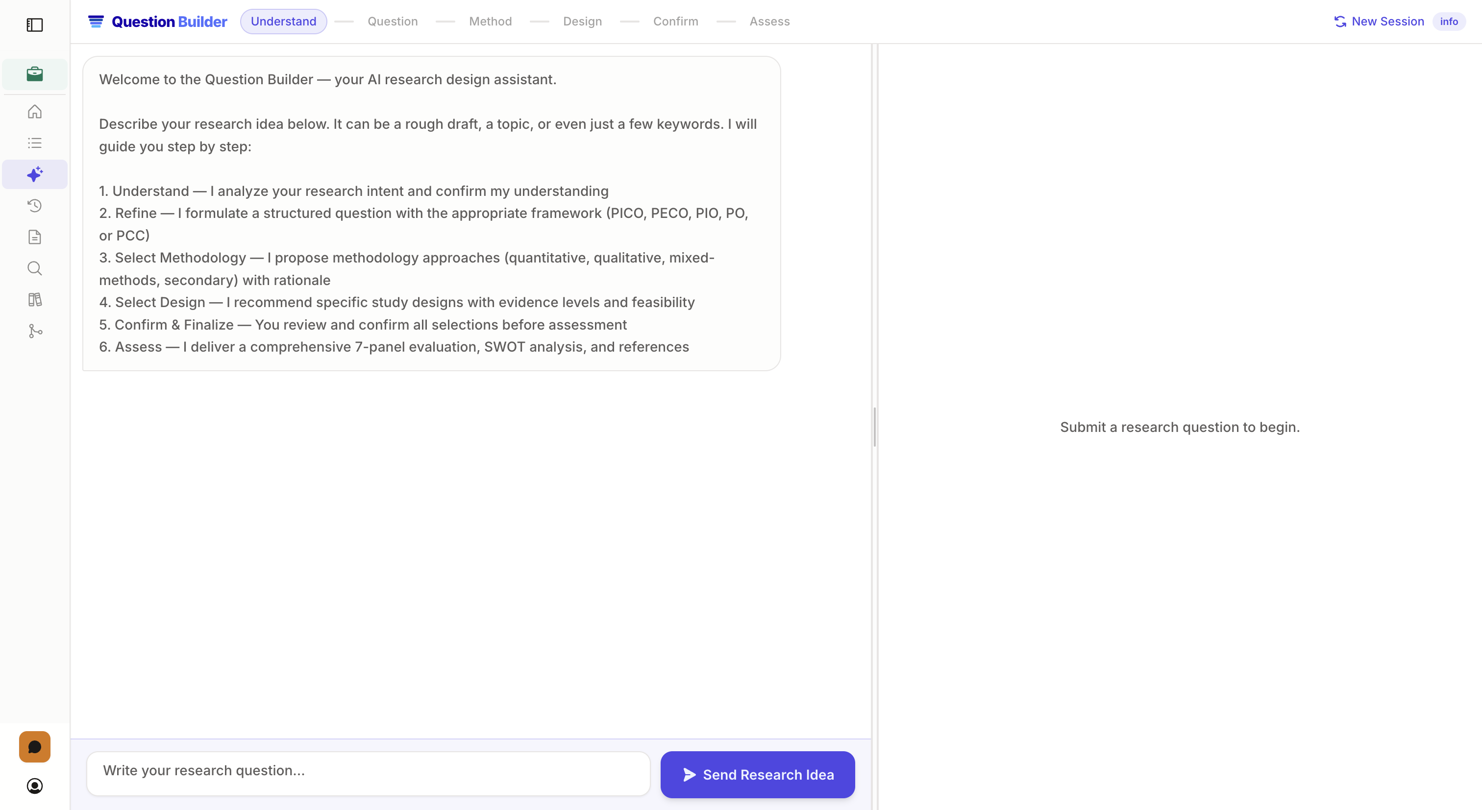 Question Builder Start — Step 2